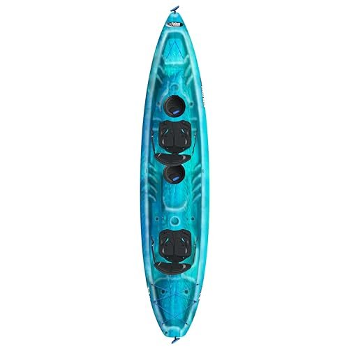 Pelican River Gorge 130X 13′ Sit-On-Top Recreational Tandem Kayak – 2-Person HDPE Kayak with ERGOFIT Seating & Ample Storage - Image 2