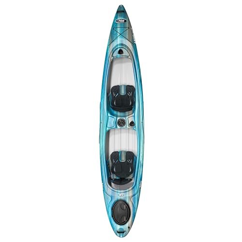 Pelican Argo 136XP 13′ Sit-In Tandem Kayak – Lightweight Ram-X™ Hull & ERGOFIT™ Seating (Cloud) - Image 3
