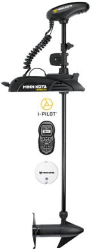 Minn Kota 1358805 Terrova 55 lb Thrust i-Pilot + Bluetooth Trolling Motor, 54″ Shaft (No Foot Pedal)