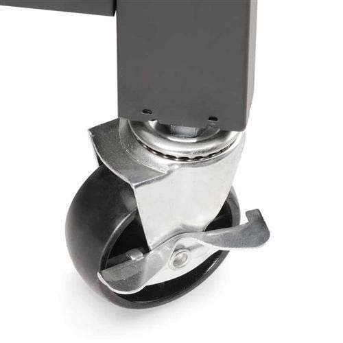 CosmoGrill Pro Deluxe 6+1 Gas Burner BBQ Grill – Large Outdoor Barbecue with Side Burner, Warming Rack, Thermometer & Weatherproof Cover – Black - Image 5