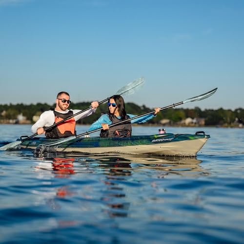 Pelican Argo 136XP 13′ Sit-In Tandem Kayak – Lightweight Ram-X™ Hull & ERGOFIT™ Seating (Cloud) - Image 10