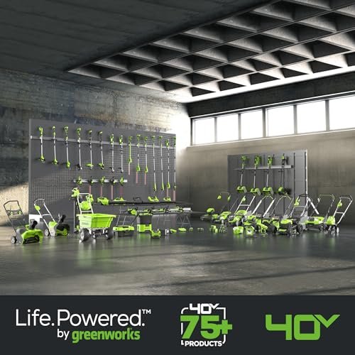 Greenworks 40V Cordless Electric Lawn Mower – 16″ (40.6 cm) Deck, 4.0 Ah Battery, 45 Min Runtime - Image 17