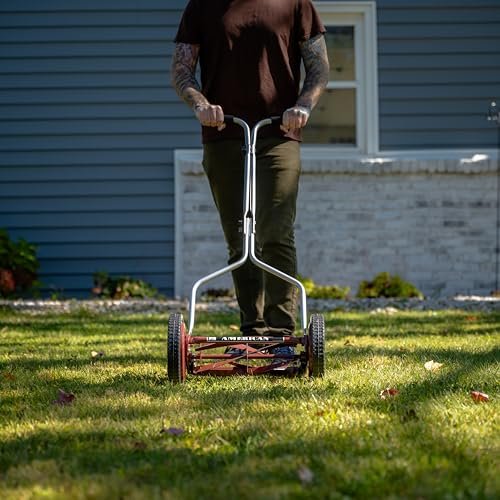 American Lawn Mower Company 14″ (35.6 cm) 4-Blade Manual Reel Mower – 5-Position Height, 20 lb (9.1 kg) - Image 11
