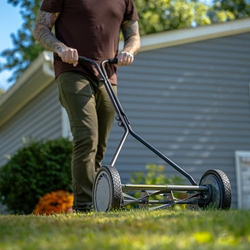 American Lawn Mower Company 14″ (35.6 cm) 4-Blade Manual Reel Mower – 5-Position Height, 20 lb (9.1 kg) - Image 61