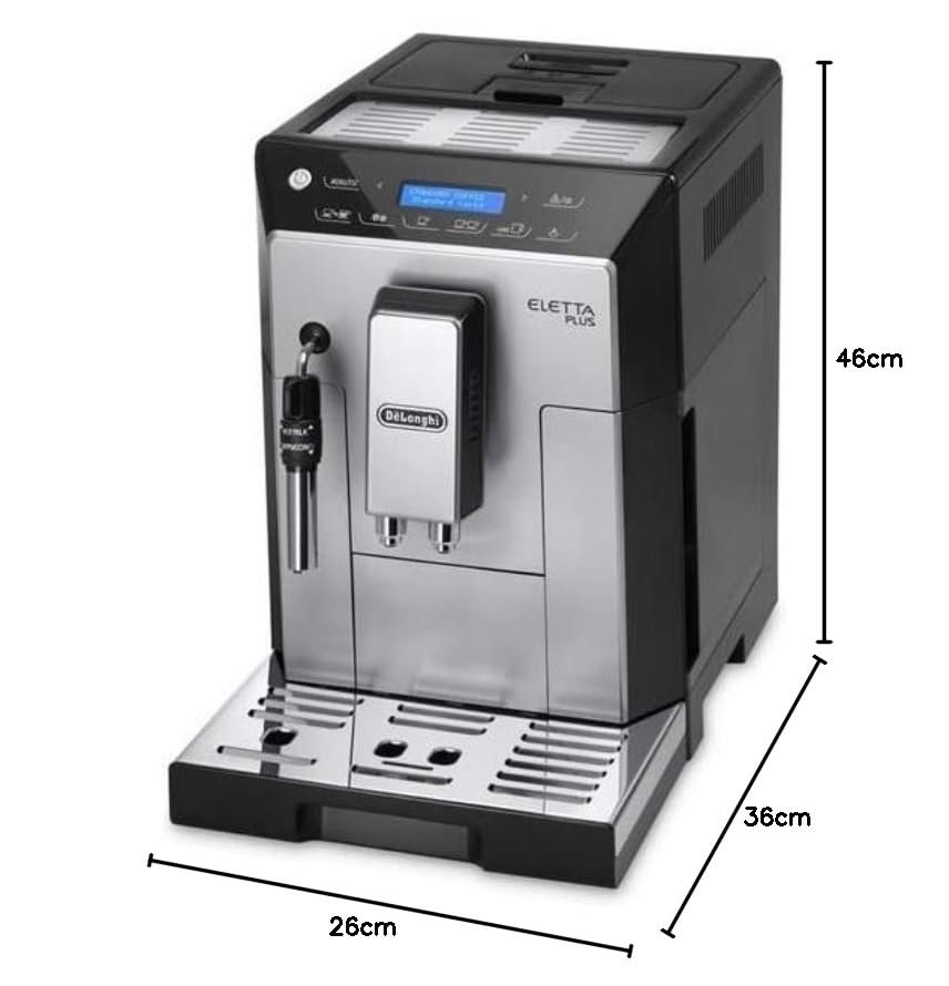 De’Longhi Eletta ECAM 44.660.B – Fully Automatic Bean-to-Cup Espresso & Cappuccino Machine with LatteCrema System, 2 L Tank (Black) - Image 16