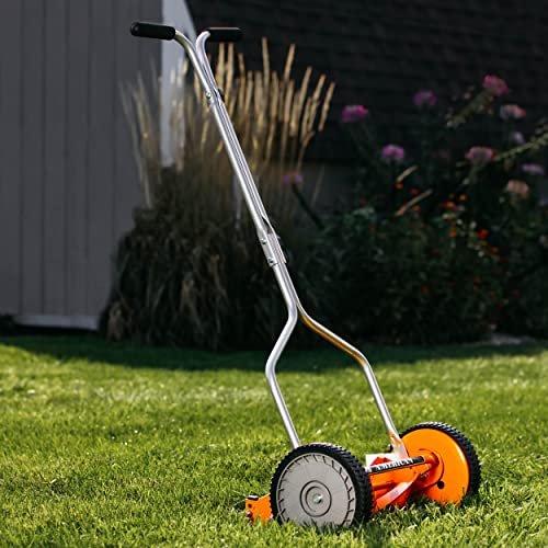 American Lawn Mower Company 14″ (35.6 cm) 4-Blade Manual Reel Mower – 5-Position Height, 20 lb (9.1 kg) - Image 37