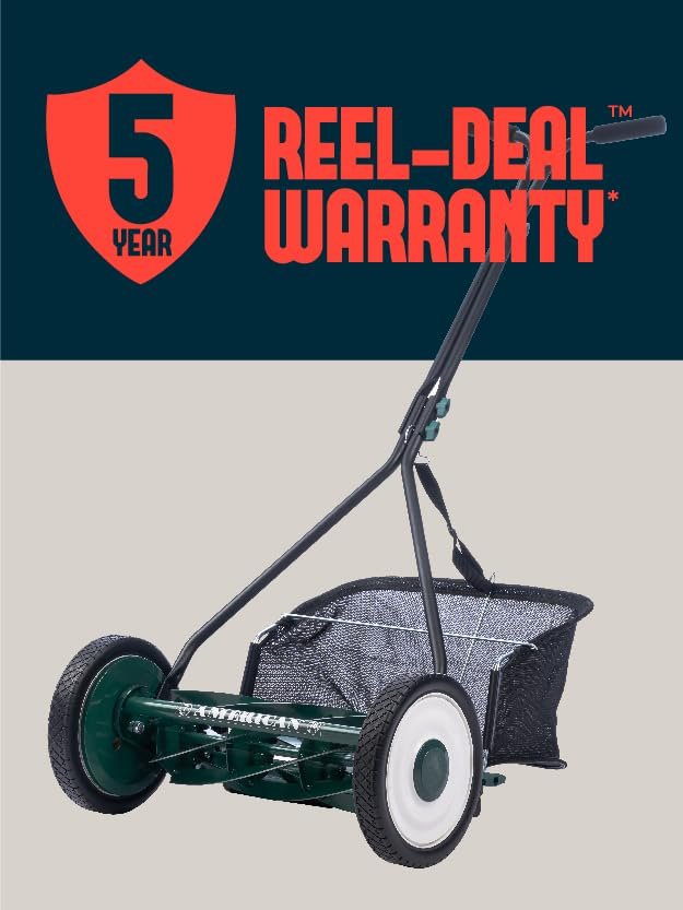 American Lawn Mower Company 14″ (35.6 cm) 4-Blade Manual Reel Mower – 5-Position Height, 20 lb (9.1 kg) - Image 80