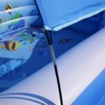 StarOcean 126" x 75" x 25" (320cm x 190cm x 64cm) Inflatable Pool with Canopy for Adults & Kids – Thick 0.6mm PVC, Built-in Seats, Backrests, and Ocean Print – Large Rectangular Blow-Up Family Pool for Backyard photo review
