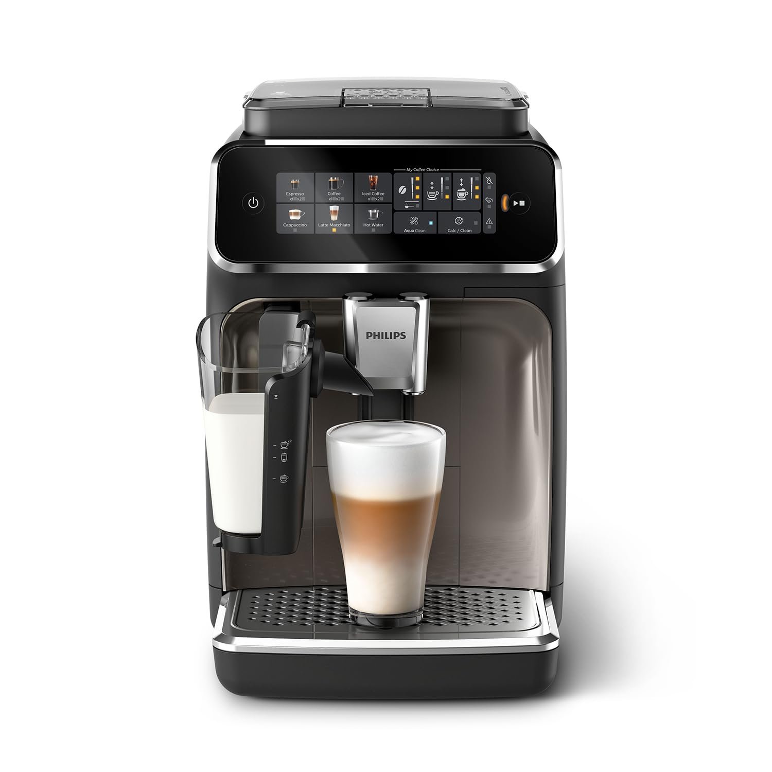 Philips 2200 Series EP2220/10 – Fully Automatic Espresso Machine with Pannarello Frother, Ceramic Grinder & AquaClean Filter (Matte Black) - Image 3