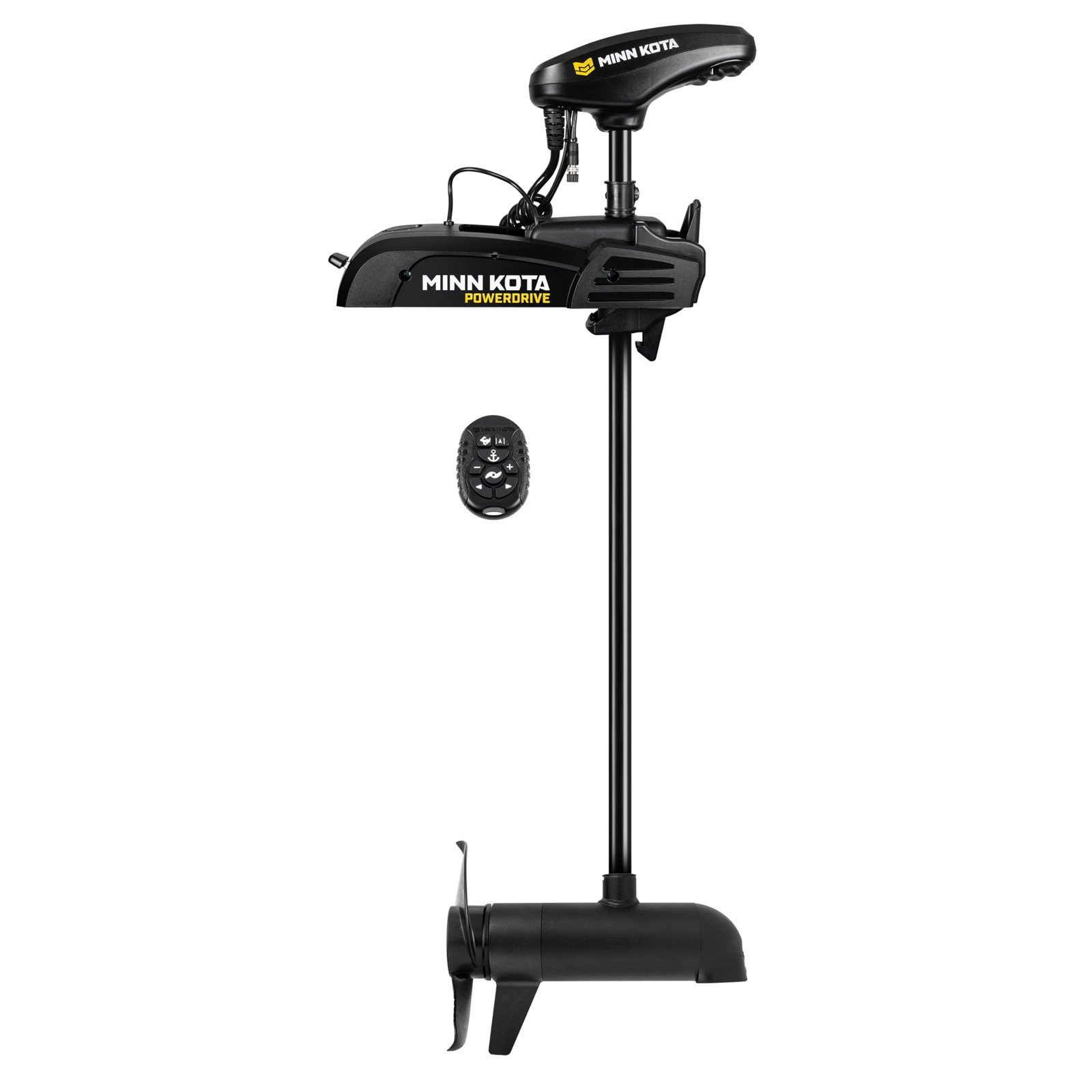 Minn Kota PowerDrive™ Bow-Mount Trolling Motor with GPS, Dual Spectrum CHIRP, 55 lb Thrust, 54″ Shaft