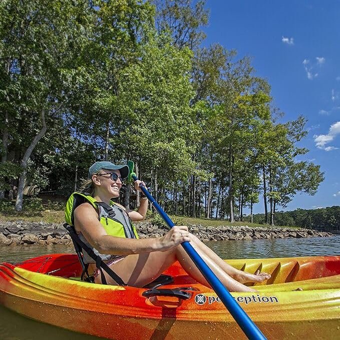 Perception Tribe 9.5′ Sit-On-Top Recreational Kayak – Adjustable Framed Seat & Ample Storage (Déjà Vu) - Image 12