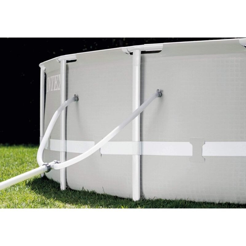 Intex 26701EH Prism Frame 10ft (3.05m) x 30in (76cm) Above Ground Pool Set – 1,185 Gallon (4,486L) Capacity with Filter Pump – Rust & Puncture Resistant, Quick Setup - Image 55