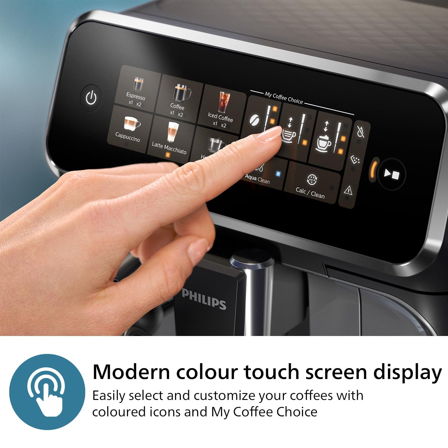 Philips 2200 Series EP2220/10 – Fully Automatic Espresso Machine with Pannarello Frother, Ceramic Grinder & AquaClean Filter (Matte Black) - Image 32