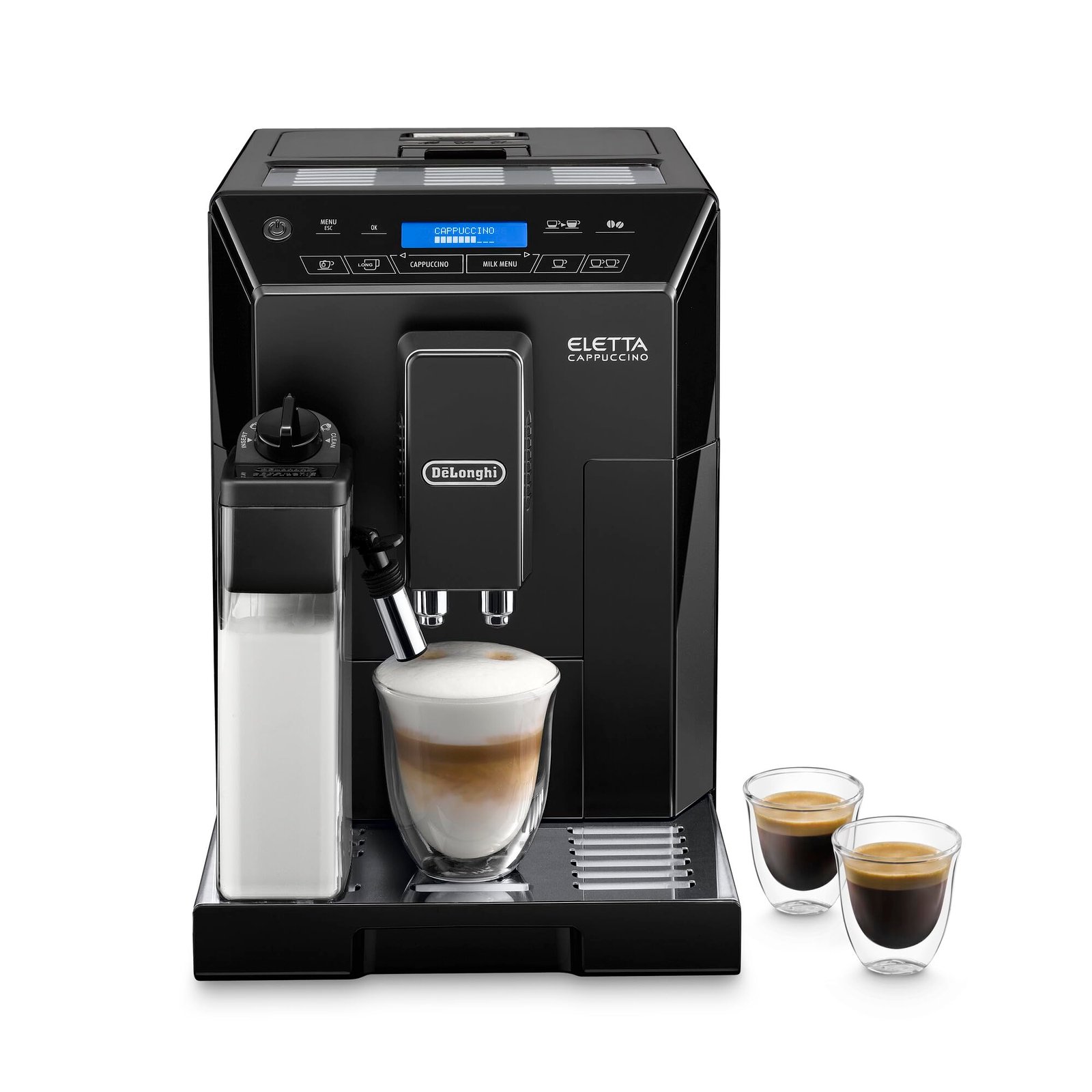 De’Longhi Eletta ECAM 44.660.B – Fully Automatic Bean-to-Cup Espresso & Cappuccino Machine with LatteCrema System, 2 L Tank (Black) - Image 3