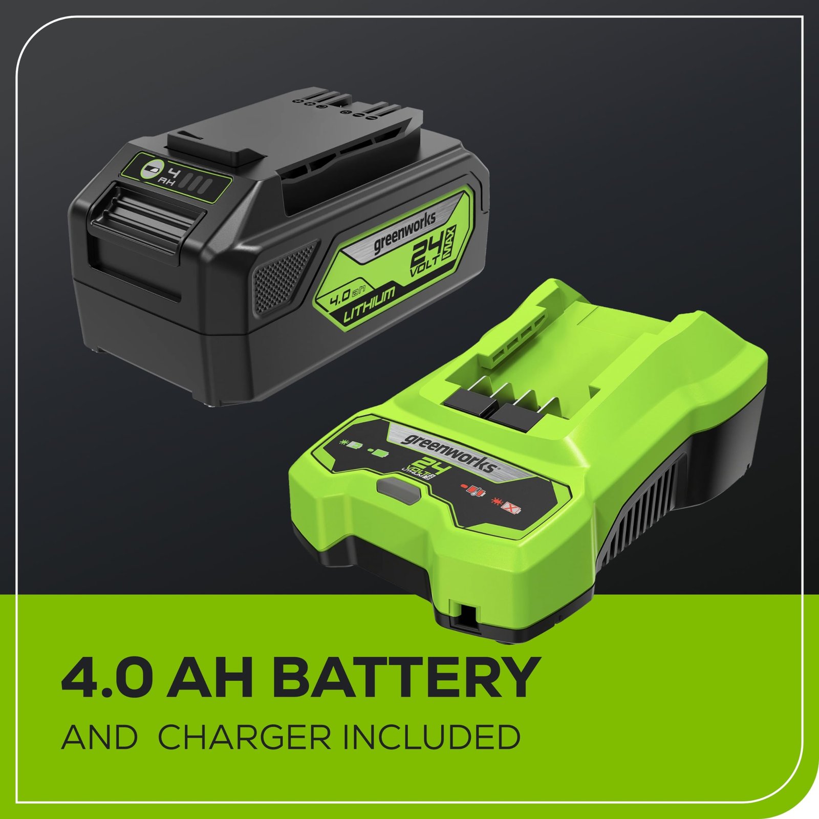 Greenworks 24V Brushless Cordless Push Lawn Mower – 13″ (33 cm) Deck, 4.0 Ah Battery & Charger Included - Image 37