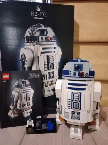 LEGO Star Wars R2-D2 75308 Droid Building Set for Adults, Collectible 3D Display Model with Info Plaque and Hidden Lightsaber, 2314 Pieces photo review