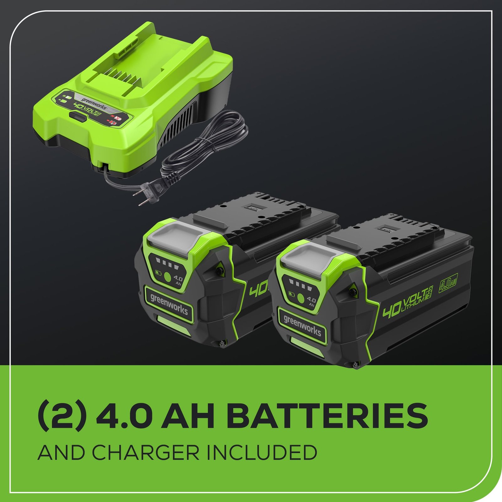 Greenworks 40V Cordless Electric Lawn Mower – 16″ (40.6 cm) Deck, 4.0 Ah Battery, 45 Min Runtime - Image 25