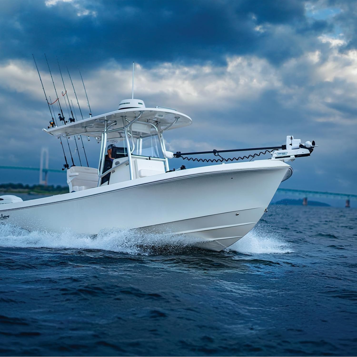 Minn Kota 1363770 Riptide Terrova 55 lb Thrust Bow-Mount Trolling Motor with Spot-Lock®, Wireless Remote, 54″ Shaft, Saltwater Resistant - Image 9