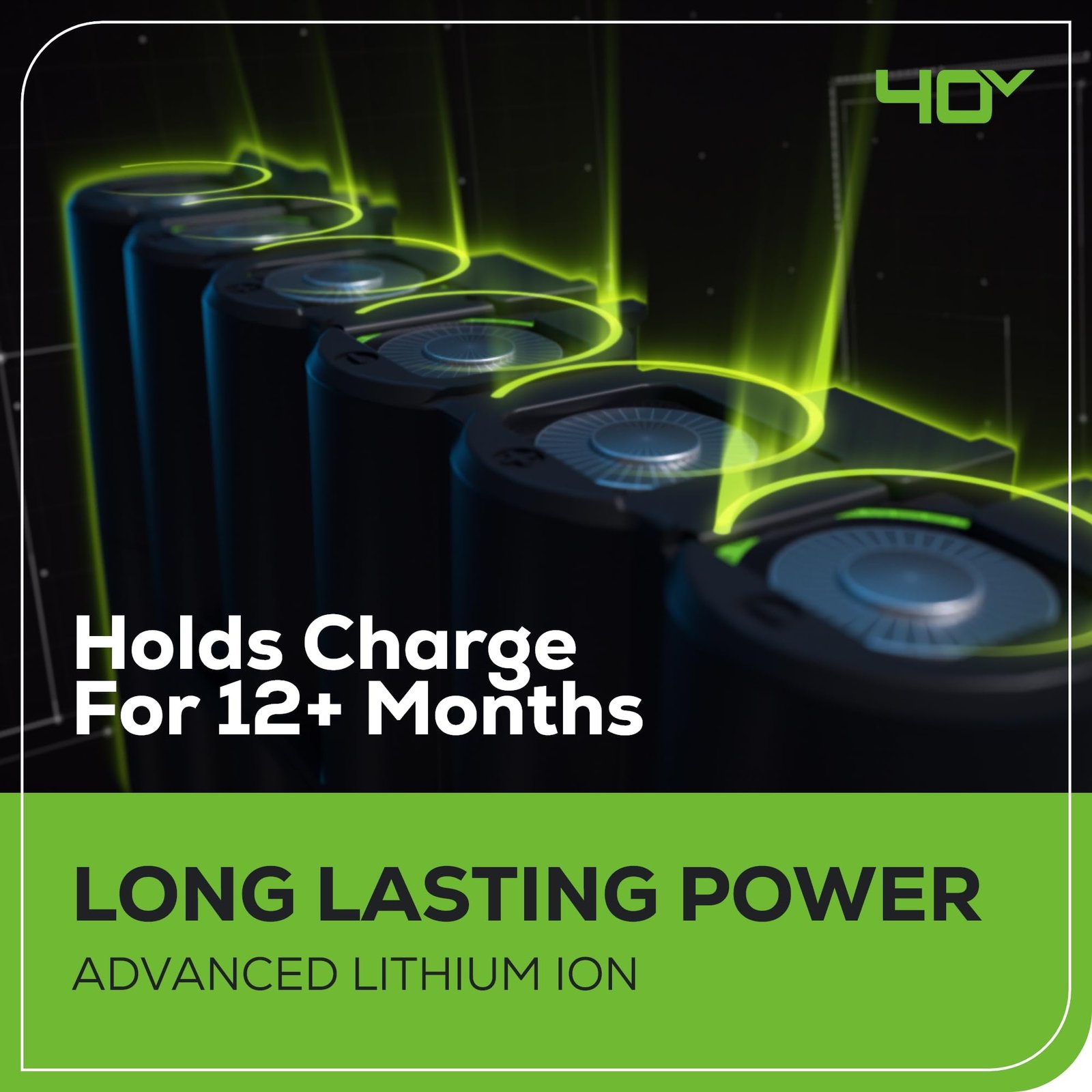 Greenworks 40V Cordless Electric Lawn Mower – 16″ (40.6 cm) Deck, 4.0 Ah Battery, 45 Min Runtime - Image 42