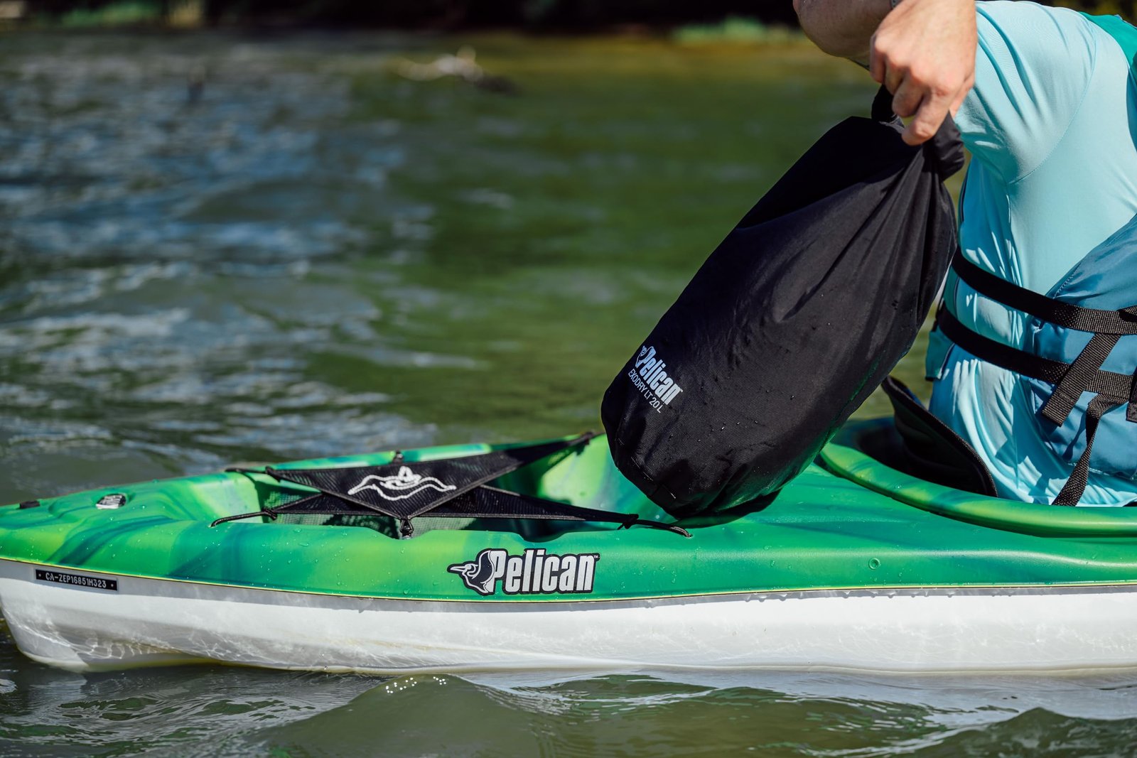 Pelican Argo 100X 10′ Sit-In Recreational Kayak – Lightweight Ram-X™ Hull & ERGOFORM™ Seating - Image 18