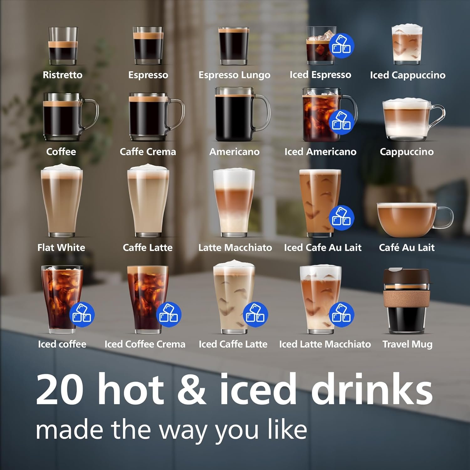 Philips 5500 Series EP5546/70 – Fully Automatic Espresso Machine with LatteGo, SilentBrew, QuickStart & 20 Hot & Iced Beverages (Black/Silver) - Image 3