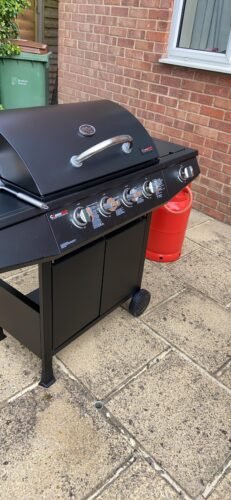 CosmoGrill Original 4+1 Gas Burner BBQ Grill with Side Burner, Warming Rack & Storage - Outdoor Garden Barbecue with Temperature Gauge photo review