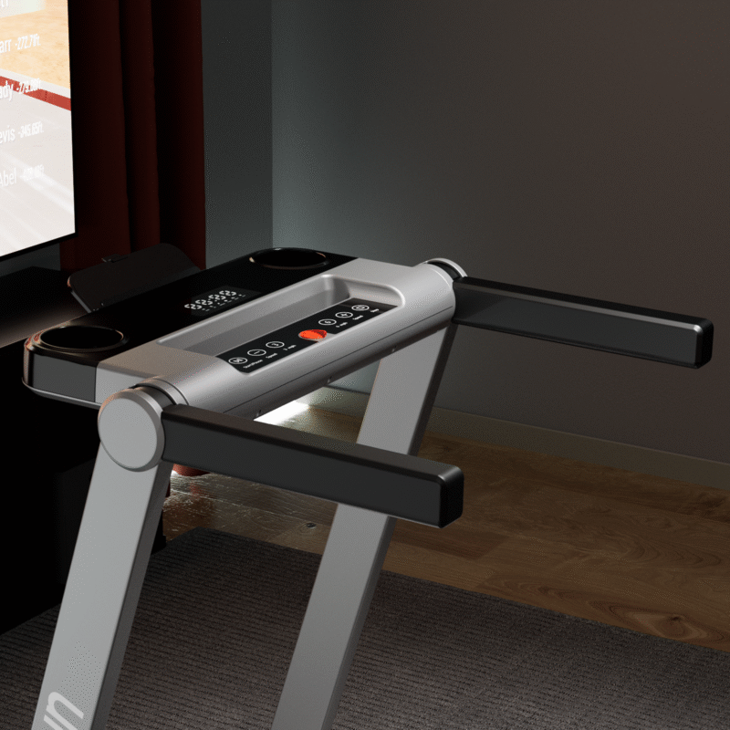 DeerRun A1 Pro Folding Smart Treadmill with 6% Incline - 16 KPH, 158 Kg Capacity