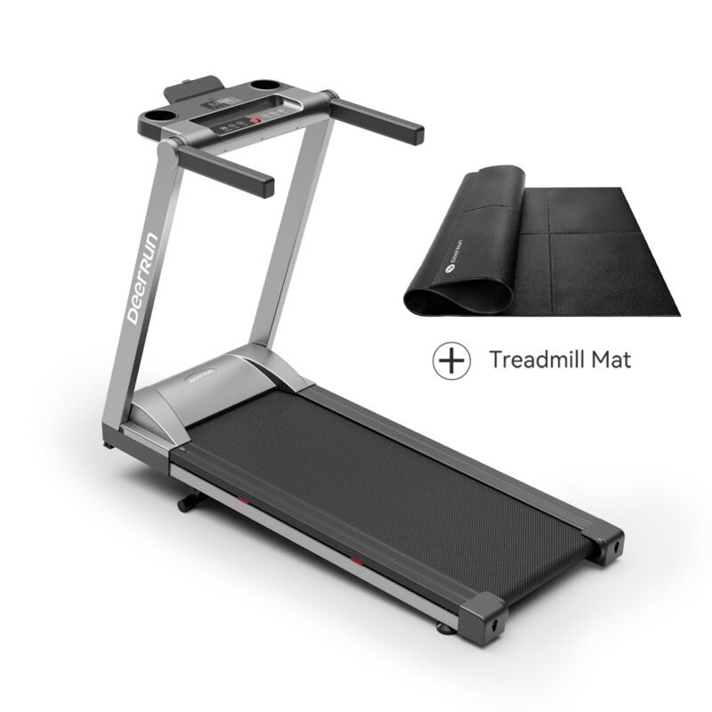 DeerRun A1 Pro Folding Smart Treadmill with 6% Incline - 16 KPH, 158 Kg Capacity