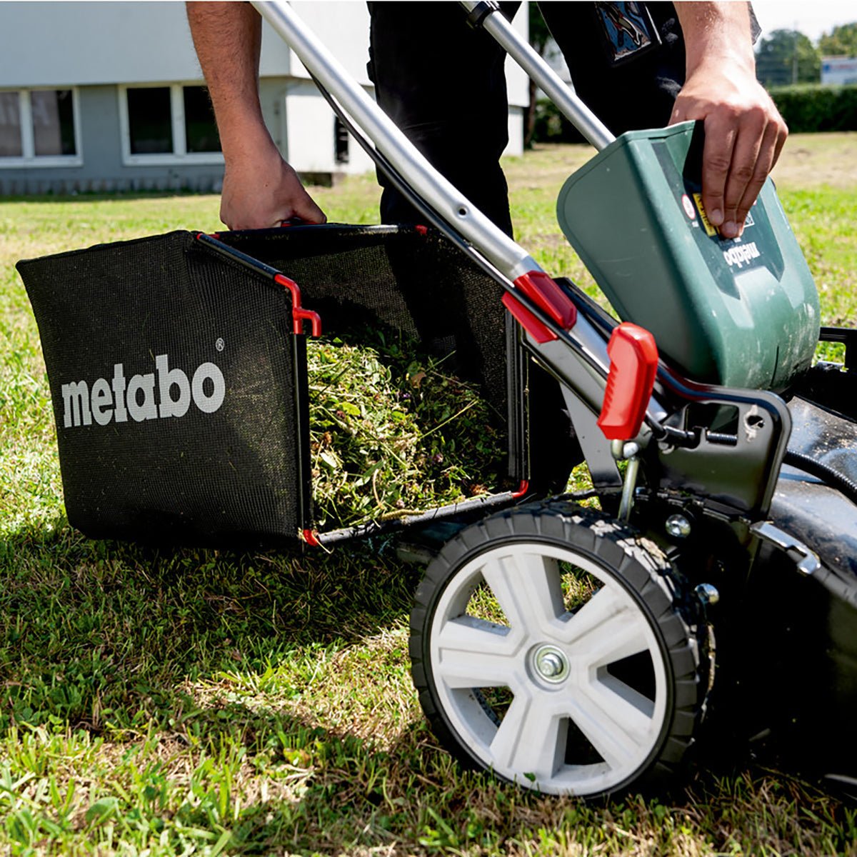 Metabo RM 36-18 LTX BL 46 36V Brushless 46cm Lawn Mower with 2 x 5.2Ah Battery & Charger