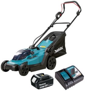 Makita DLM330Z 18V LXT 33cm Cordless Lawn Mower with 1 x 5.0Ah Battery & Charger