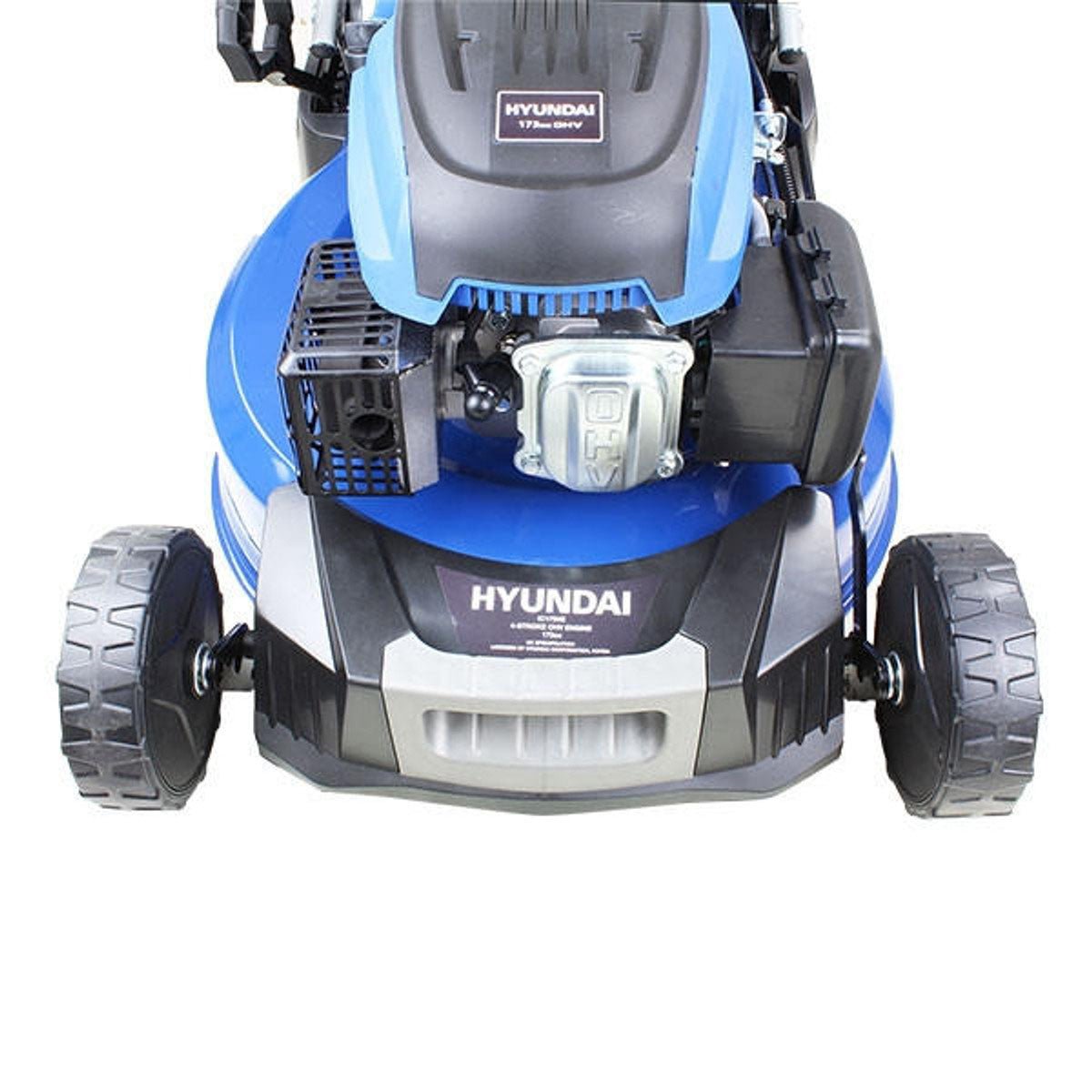 Hyundai HYM530SPER 196cc Electric -Start Self-Propelled Petrol Roller Lawnmower 21"/53cm 70L Catcher Discharge